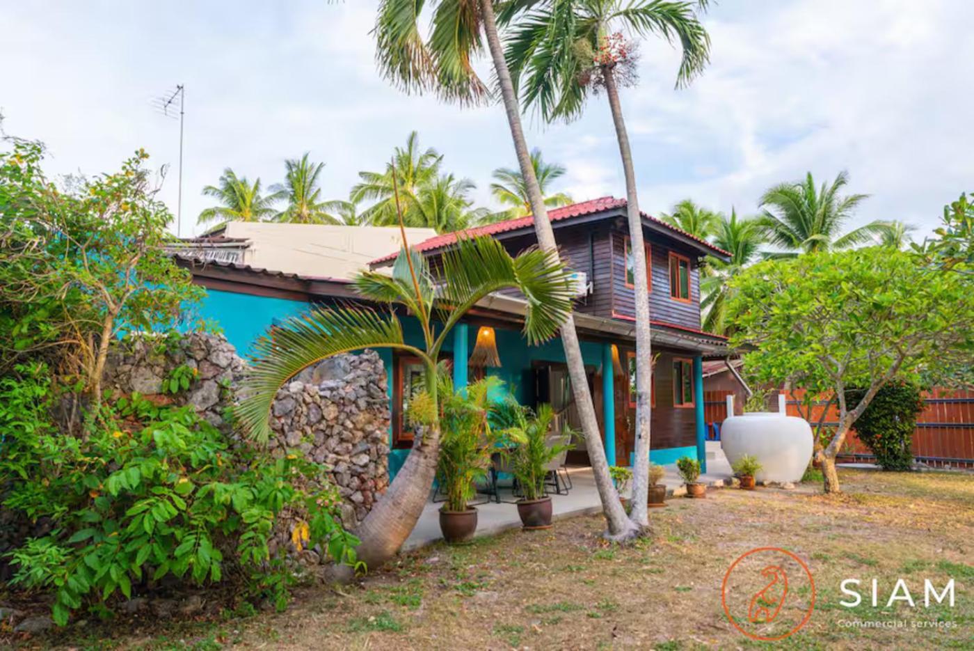 The Wooden Beach House 3Br - Sunset Beach Garden Taling Ngam Beach Zewnętrze zdjęcie