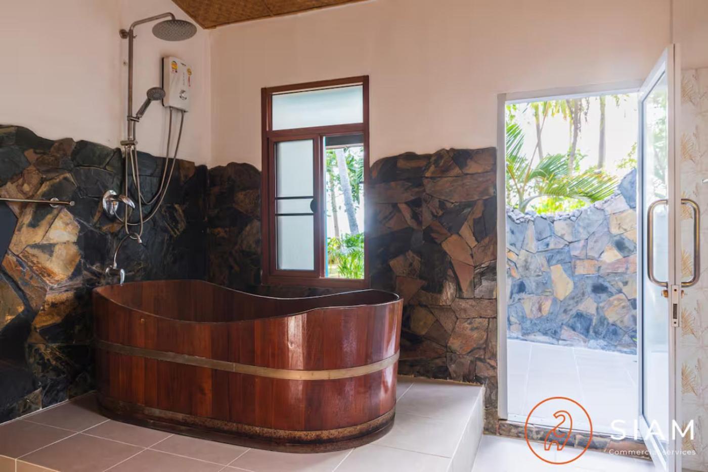 The Wooden Beach House 3Br - Sunset Beach Garden Taling Ngam Beach Zewnętrze zdjęcie